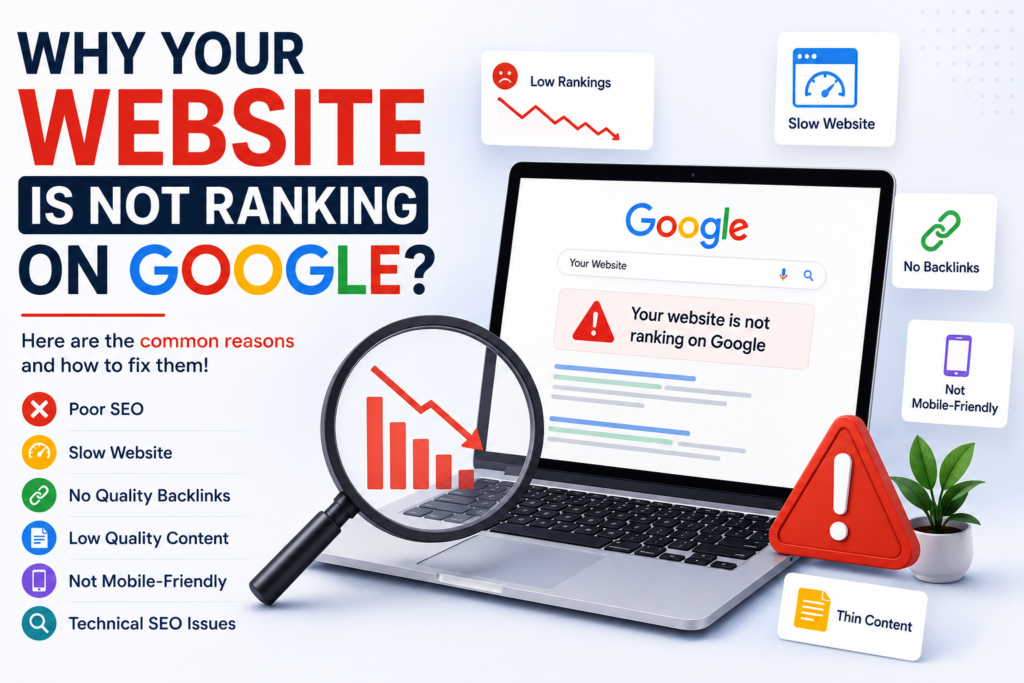 website is not ranking